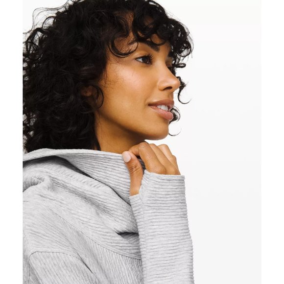 Lululemon • Along The Way Dress • Sz S • Like New • Heathered Ultra Light Grey - Picture 4 of 14